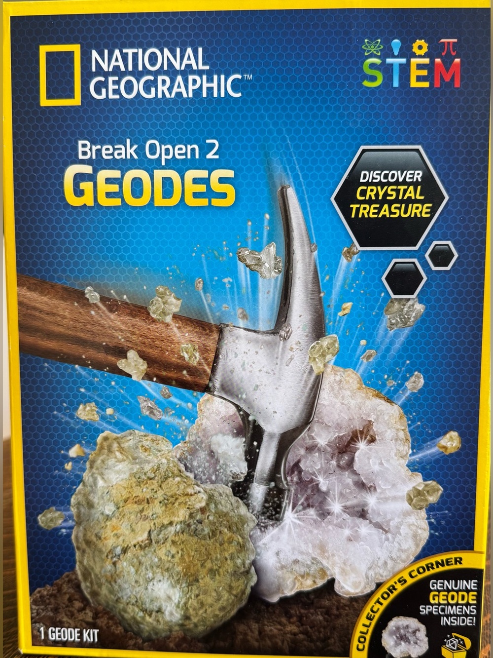 National Geographic Break Open 2 Geodes Kit